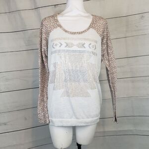 3/$25 Daytrip Buckle long sleeve tee bling medium